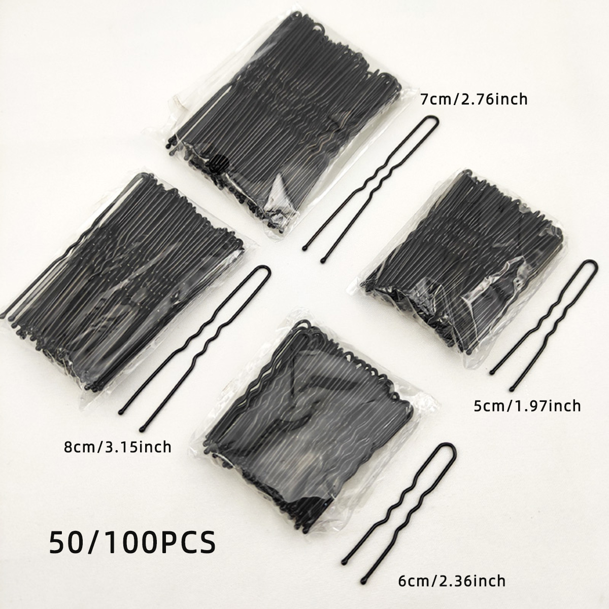 Hair Bundles - 50/100 pièces femmes 5/6/7/8 cm cheveux