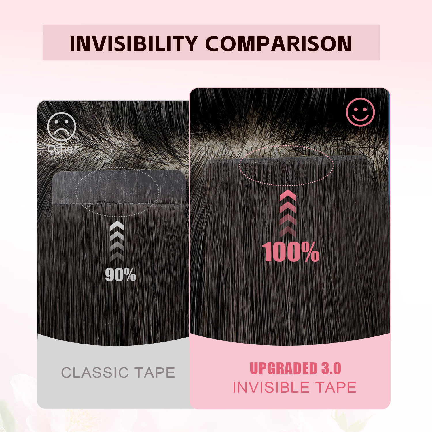 Extensions de cheveux Sweetmet - Invisible Tape In Extensions Real Hair avis et prix