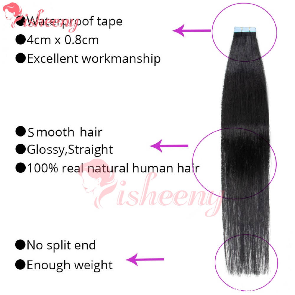 Extensions de cheveux à pose a - Invisible Tape In Extensions Real Hair avis et prix